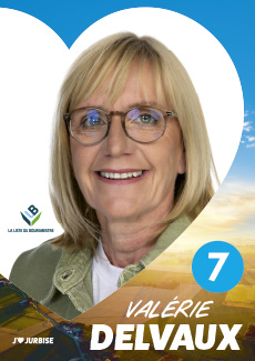 Candidate n°7, Valérie Delvaux, La Liste du Bourgmestre, Jurbise 2024