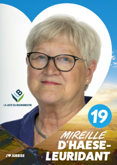 Candidate n°19, Mileille Leurident, La Liste du Bourgmestre, Jurbise 2024